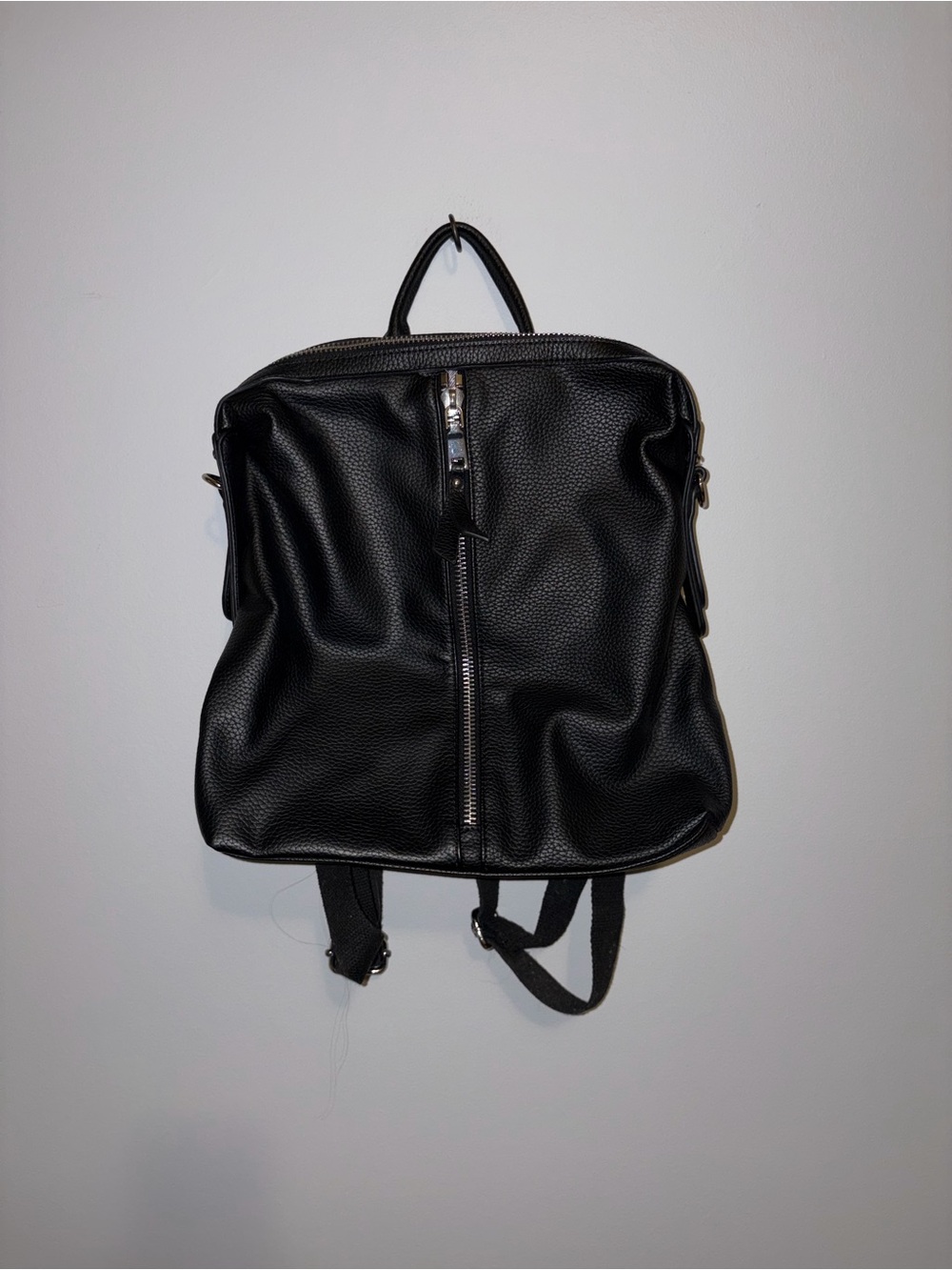 Urban Expressions Black Textured Backpack